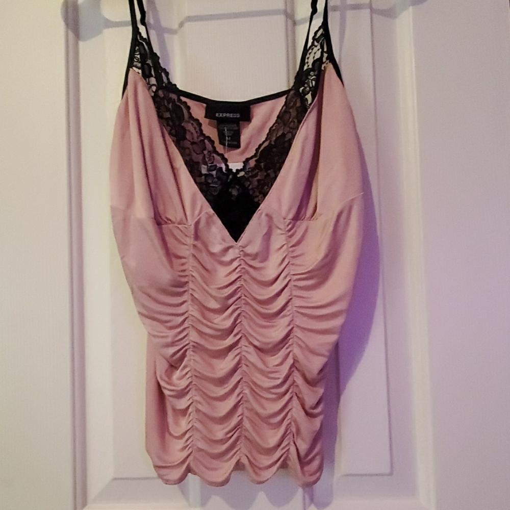 Sexy slinky rusch camisole